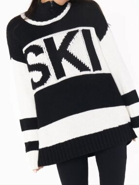 Ski in Sweater ~ Ski Knit Black